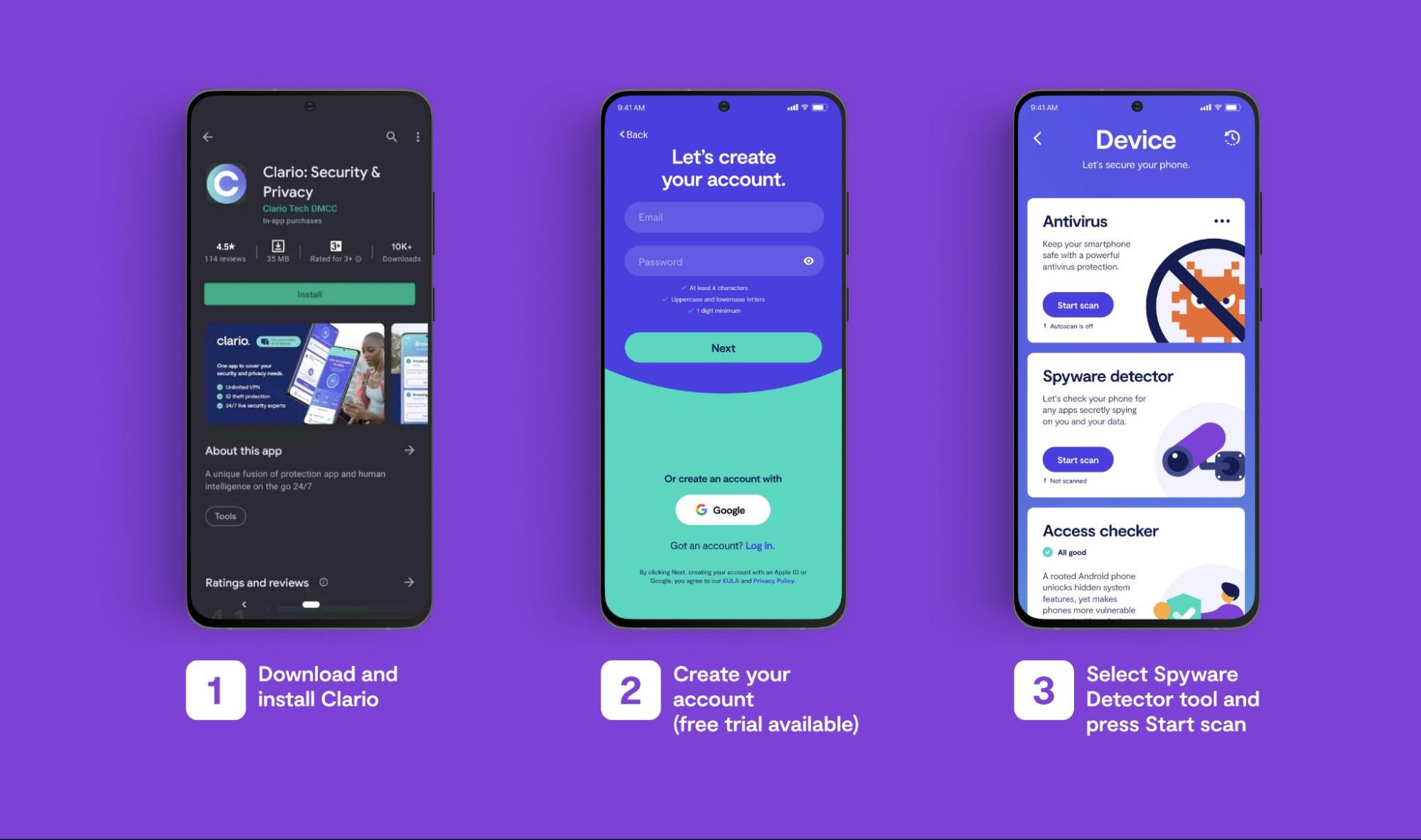 Download and install Clario Download and install Clario