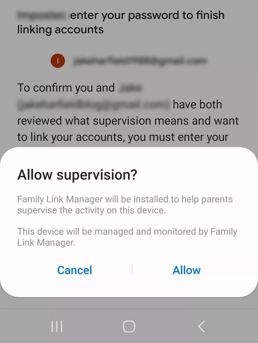 Confirming your Parental Controls PIN