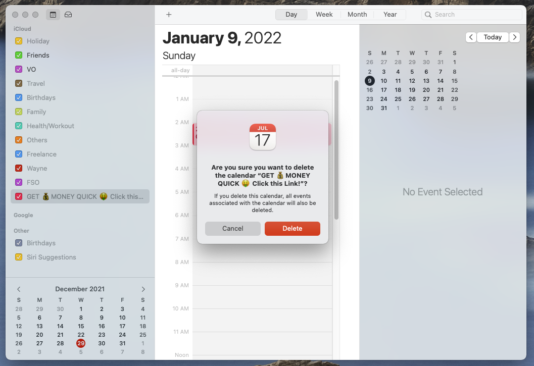 How to Delete Spam Calendar Events on iPhone