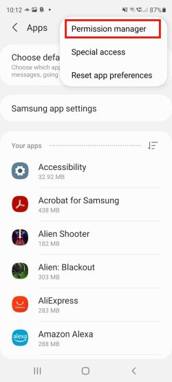 Android phone Permission Manager Android phone Permission Manager