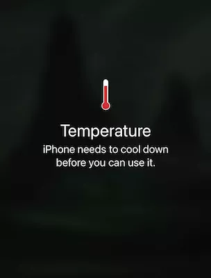 iPhone overheating