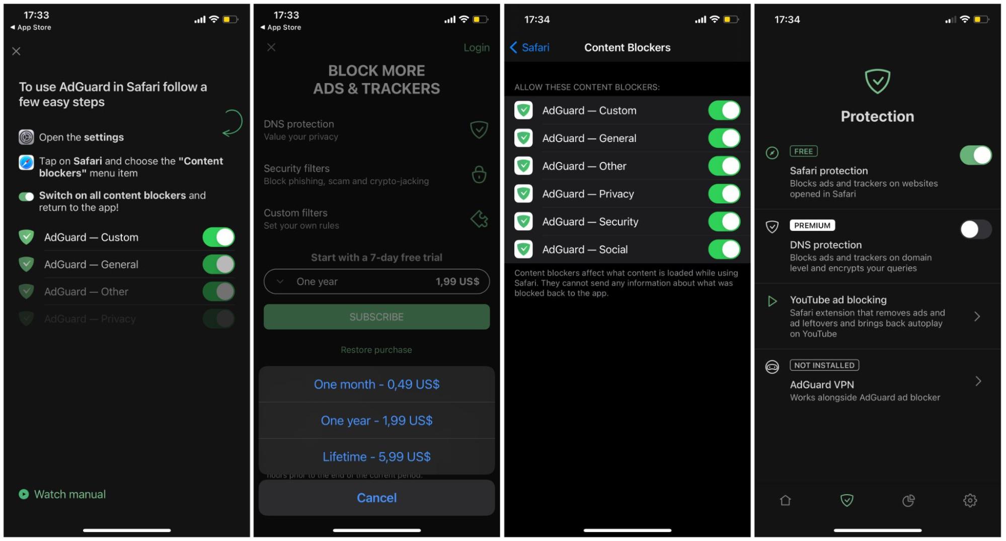 adguard ad blocker for facebook app on iphone