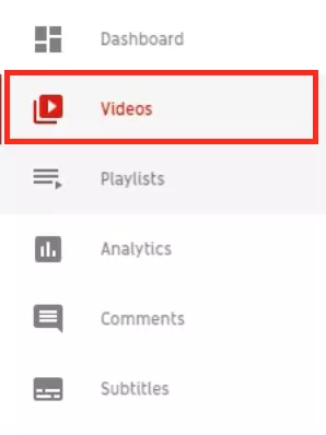 YouTube video settings