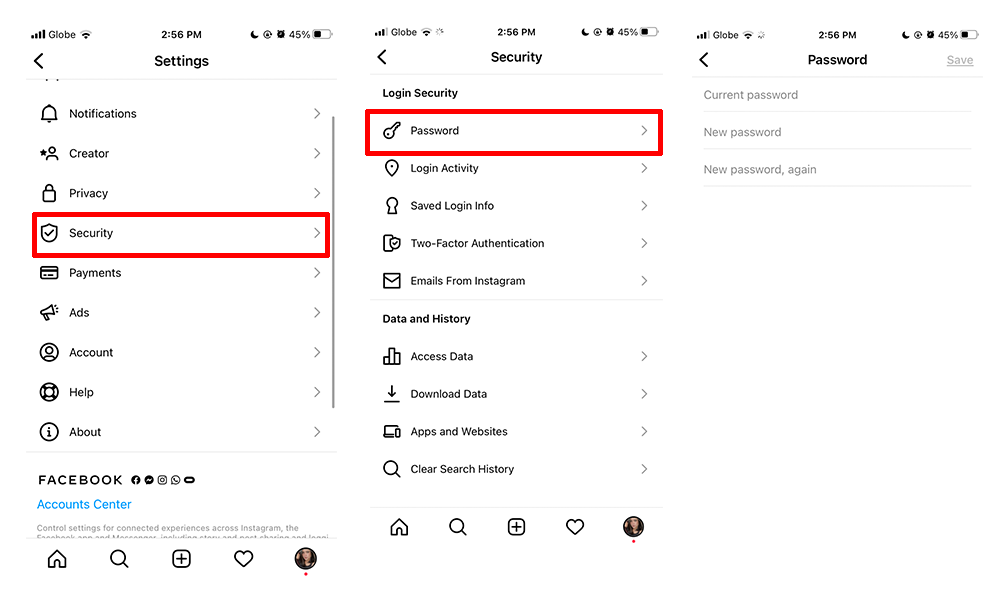 So ändern Sie das Passwort für das Instagram-Konto