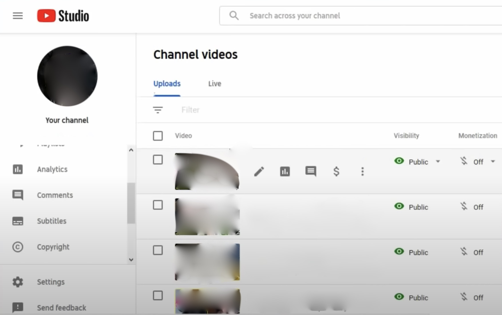 YouTube channel videos YouTube channel videos