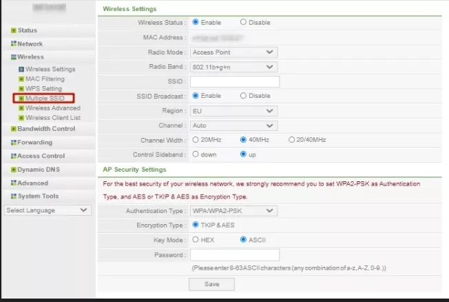 To create a guest network, access your guest network settings.