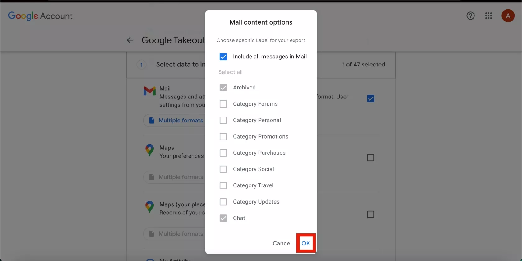 How to download all your data from a Google account 