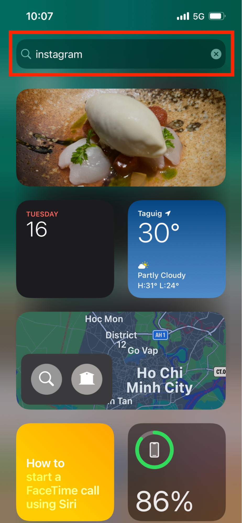 search bar on iPhone search bar on iPhone