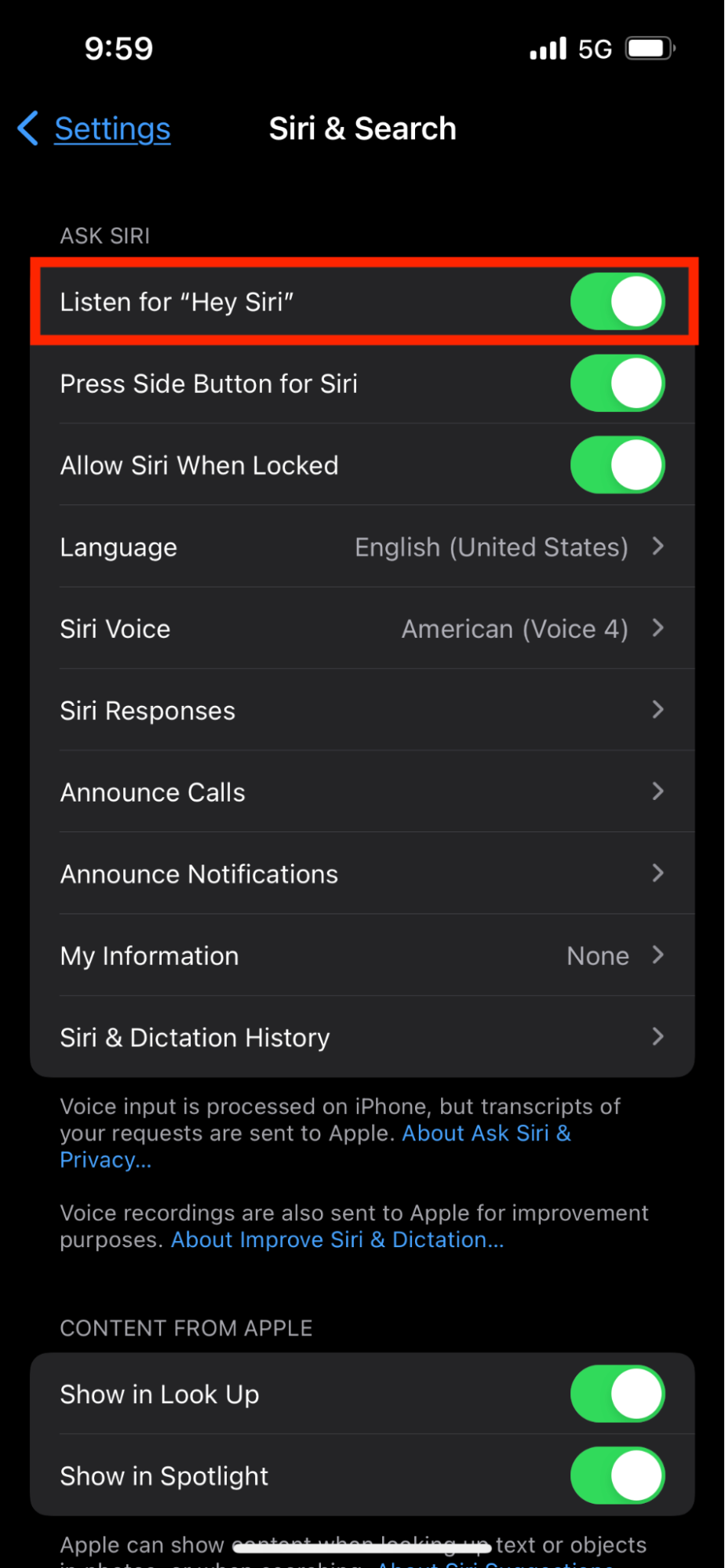 Listen for Hey Siri Listen for Hey Siri