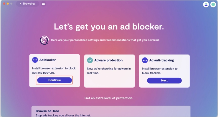 ad blocker safari disable