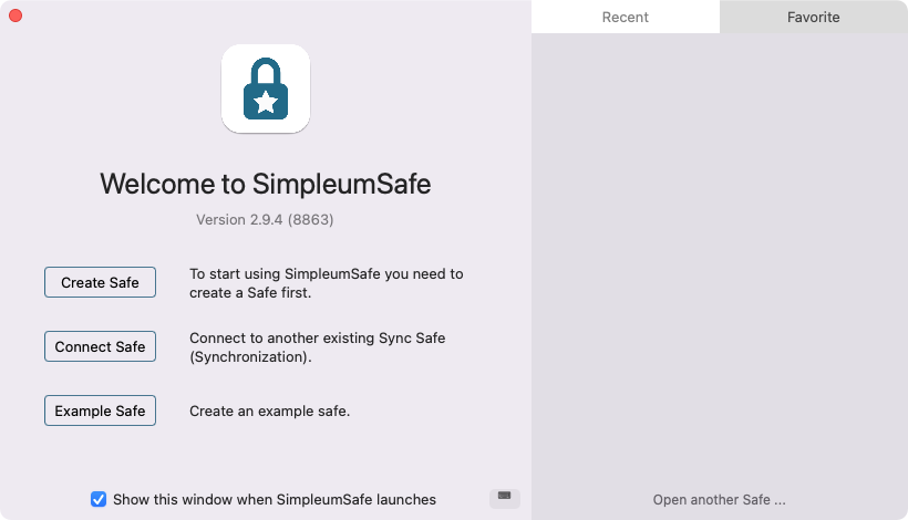 Start using SimpleumSafe Start using SimpleumSafe