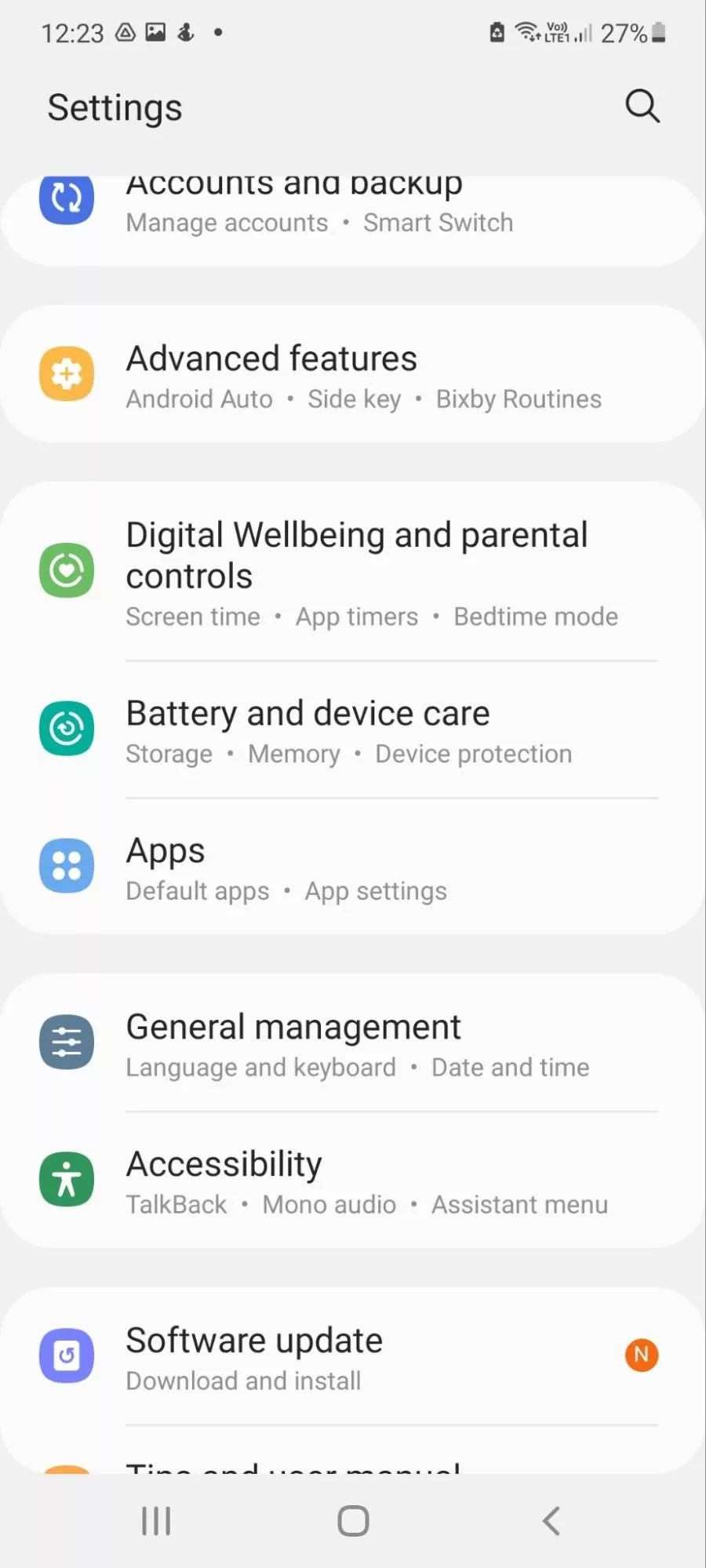 Parental control store android