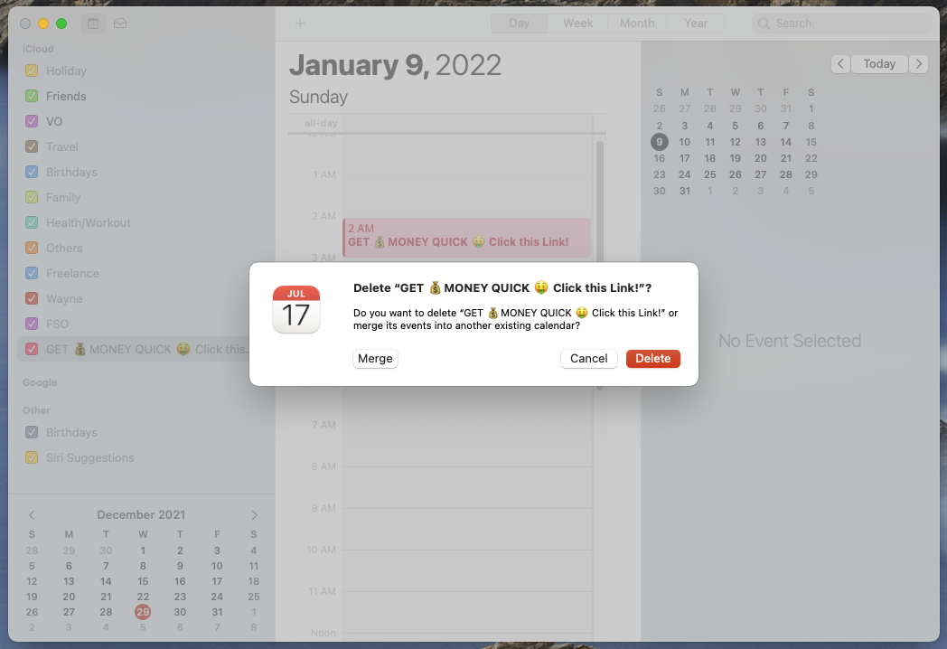 How to Delete Spam Calendar Events on iPhone