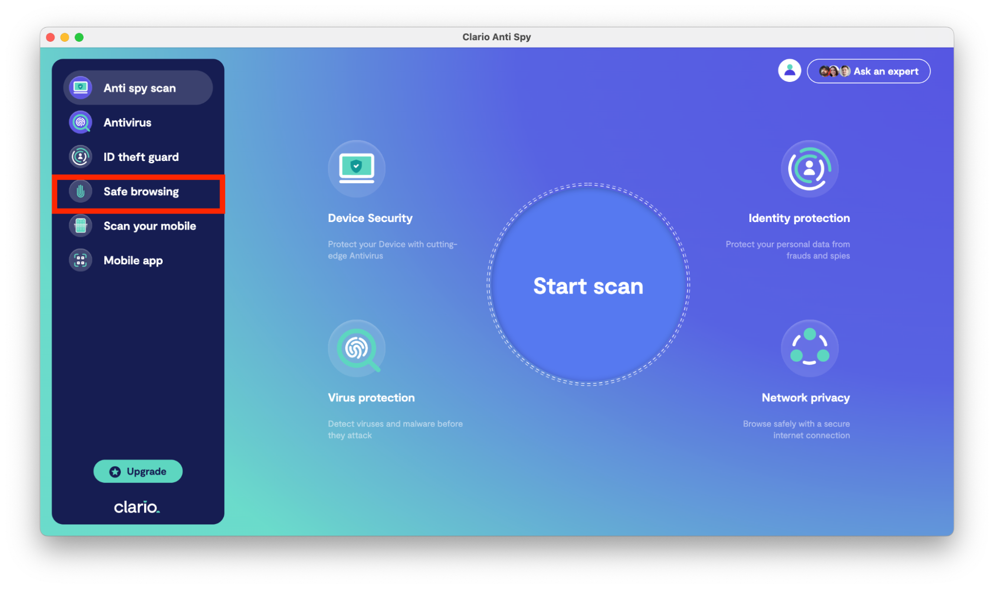 Select the Safe Browsing tool from the dashboard Select the Safe Browsing tool from the dashboard