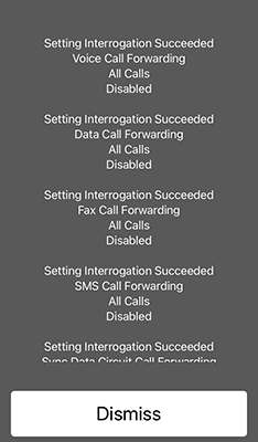Use *#002# to check your number's forwarding settings Use *#002# to check your number's forwarding settings