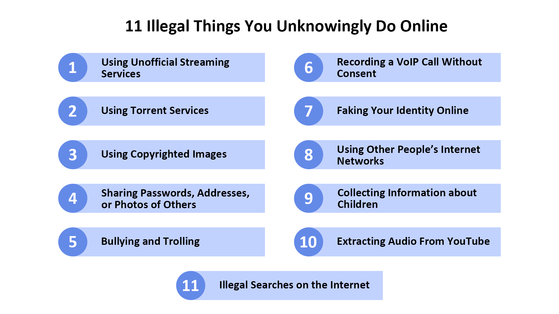 internet illegal activities