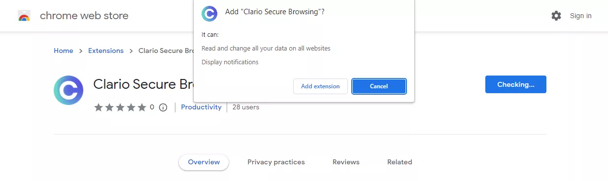 Browser extensions for online privacy