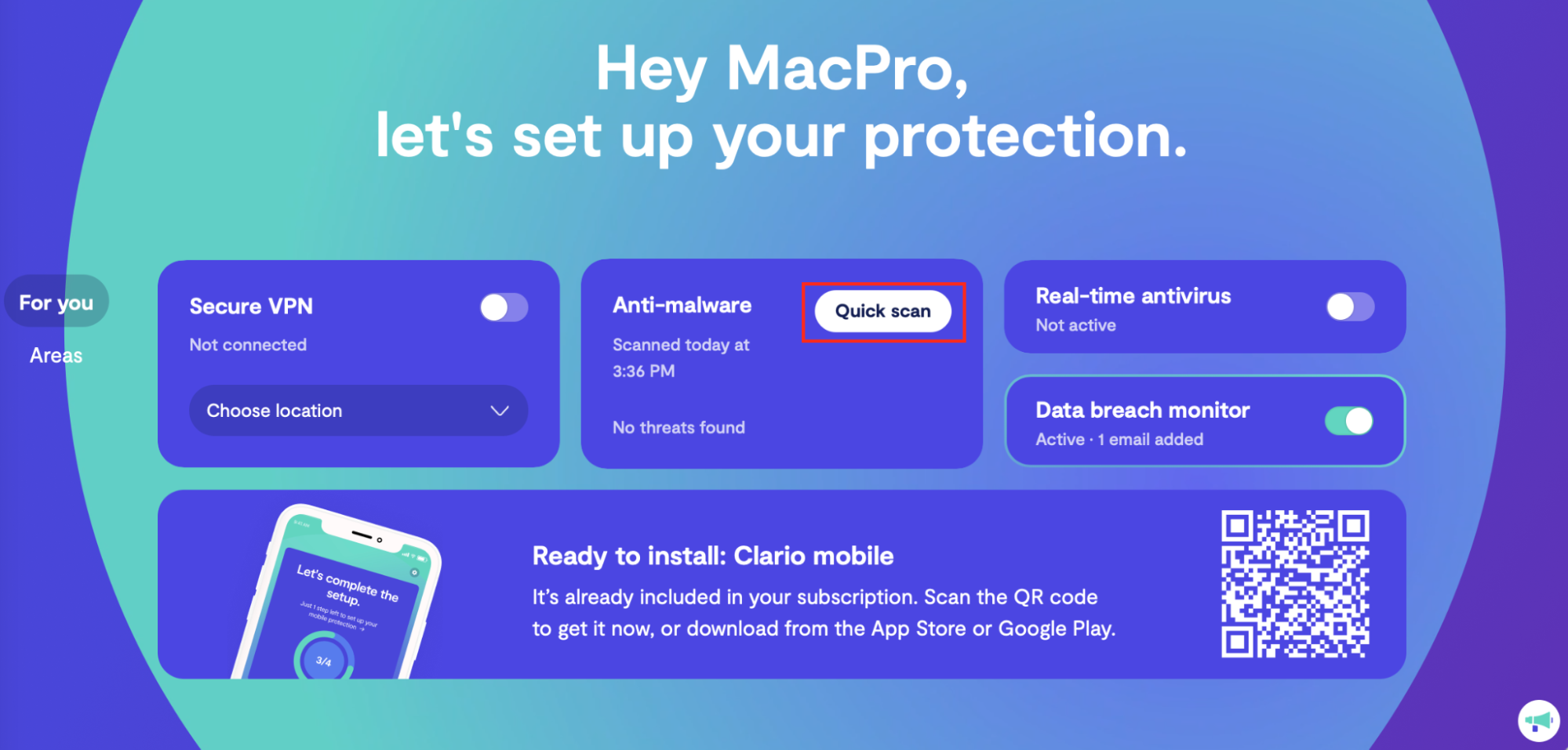 how to find virus on mac