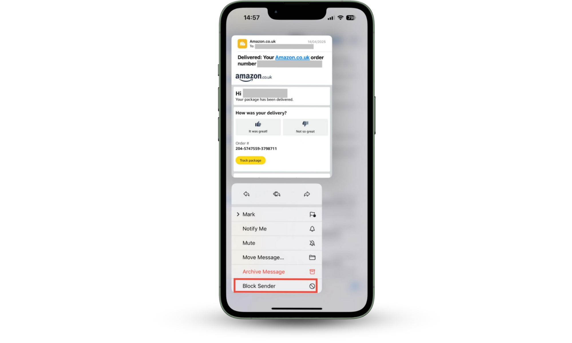 How to block someone from emailing you in iOS Mail, in just two steps. Open Mail, long press the email, and choose Block Sender. How to block someone from emailing you in iOS Mail, in just two steps. Open Mail, long press the email, and choose Block Sender.