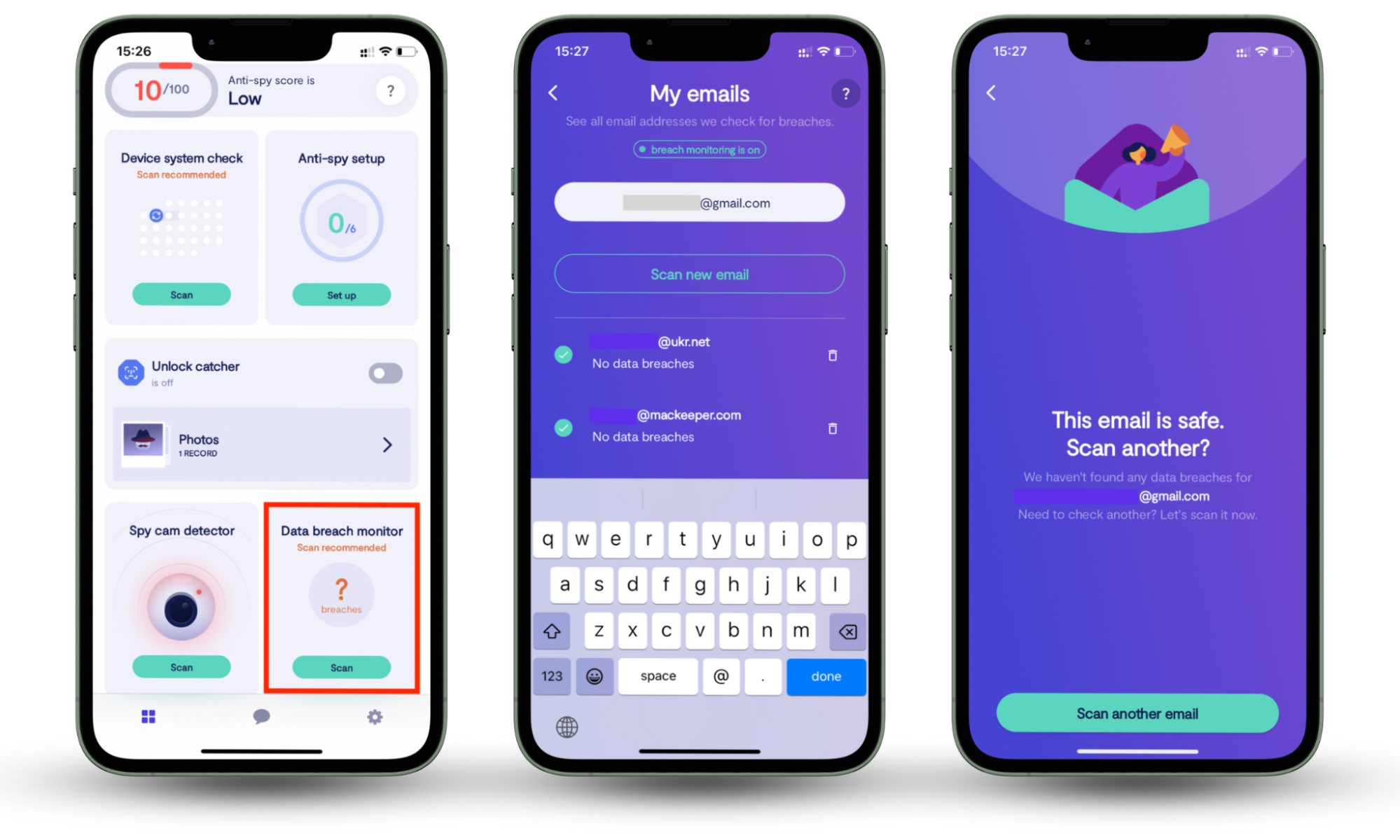 The steps needed to check for a data breach with Clario Anti Spy. If you need to block spam emails often, your details may have been included in a data breach The steps needed to check for a data breach with Clario Anti Spy. If you need to block spam emails often, your details may have been included in a data breach