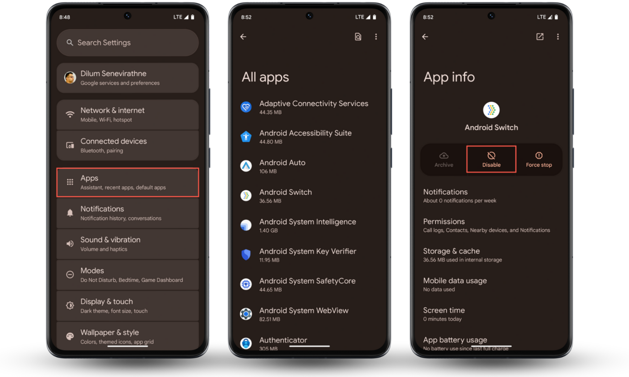 These Android screenshots show how to stop unwanted apps from automatically downloading by disabling suspicious apps via Settings. These Android screenshots show how to stop unwanted apps from automatically downloading by disabling suspicious apps via Settings.