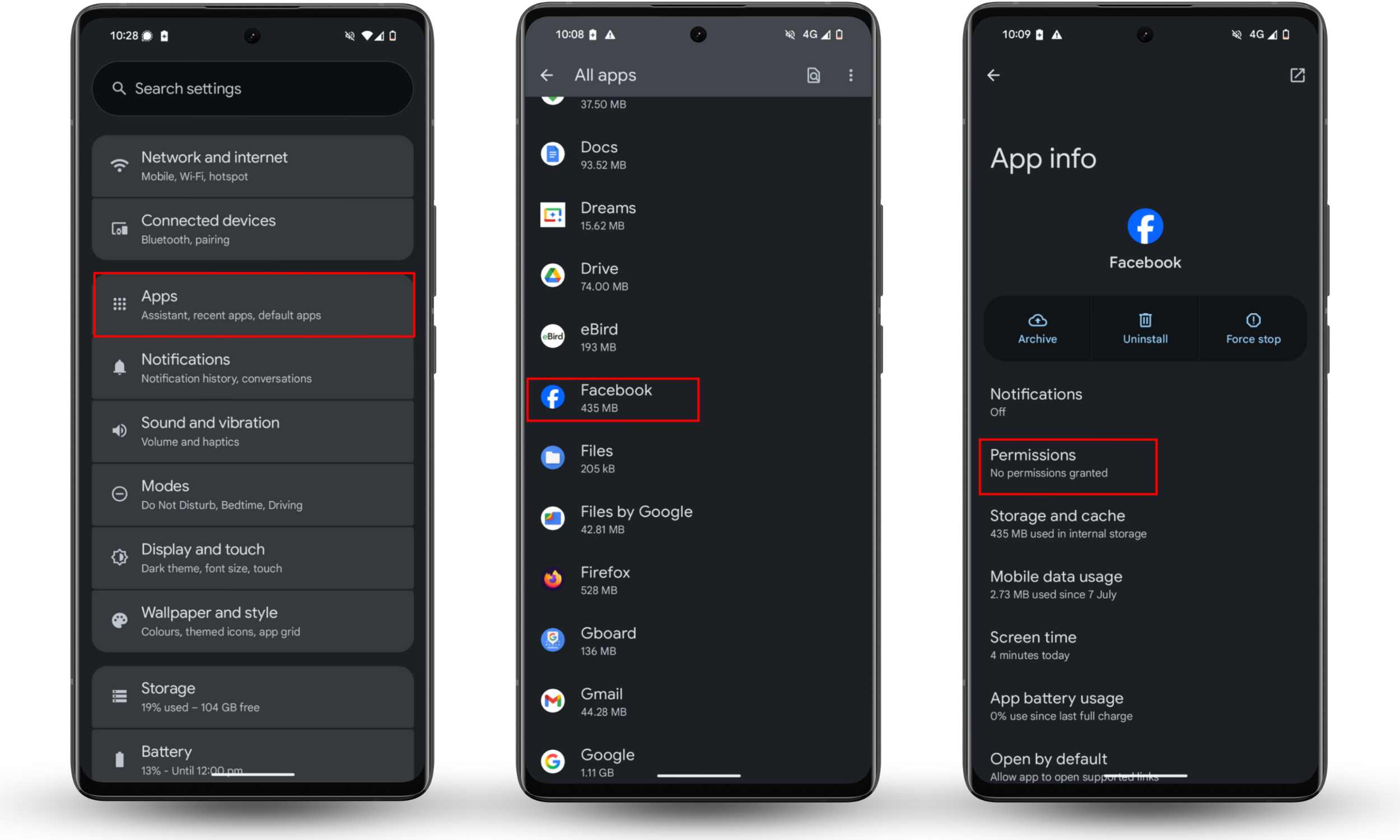 To turn your location off on Facebook, go to the app's permissions settings. To turn your location off on Facebook, go to the app's permissions settings.