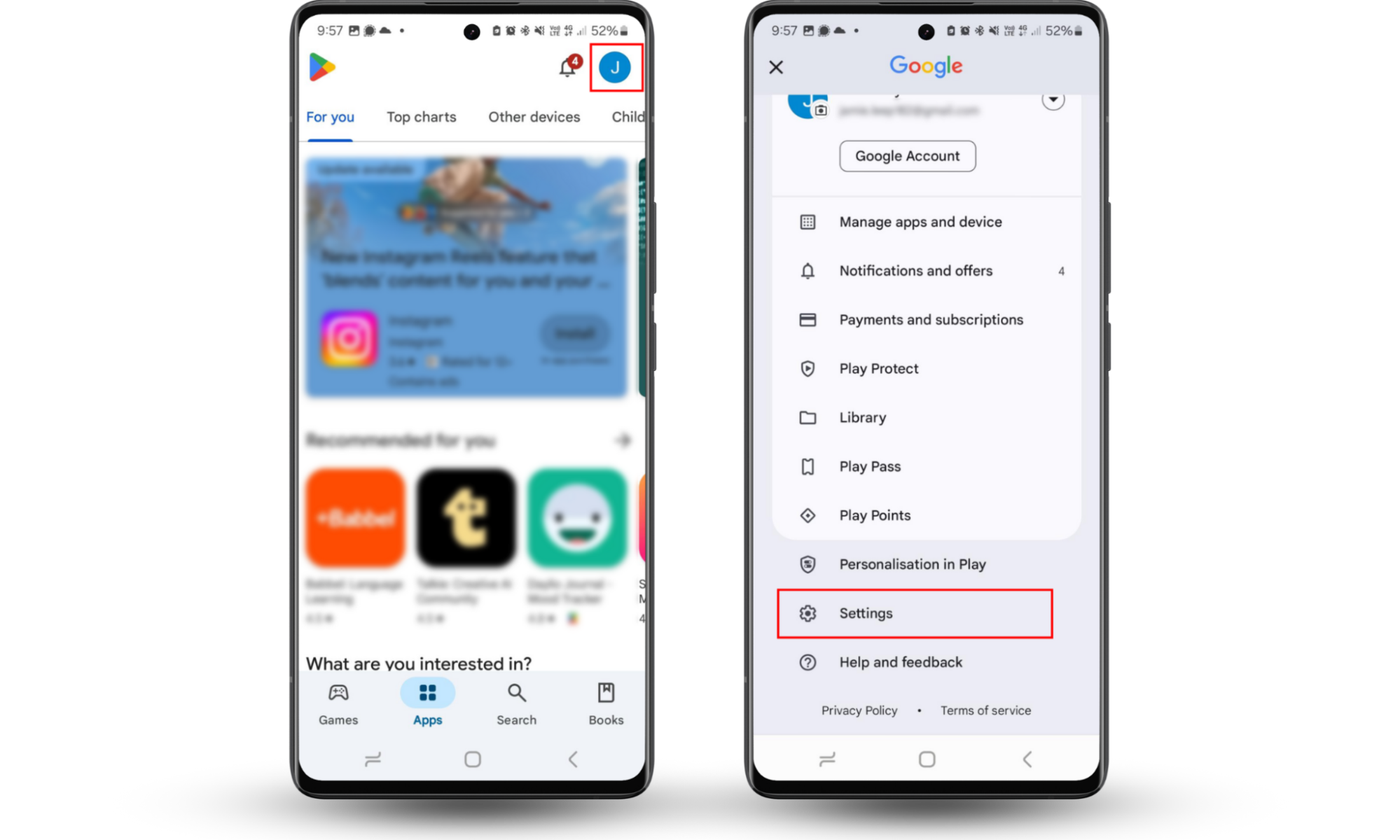 If your Android phone is downloading apps all by itself, change your app download preferences. Open Google Play Store and select the profile icon > Settings. If your Android phone is downloading apps all by itself, change your app download preferences. Open Google Play Store and select the profile icon > Settings.