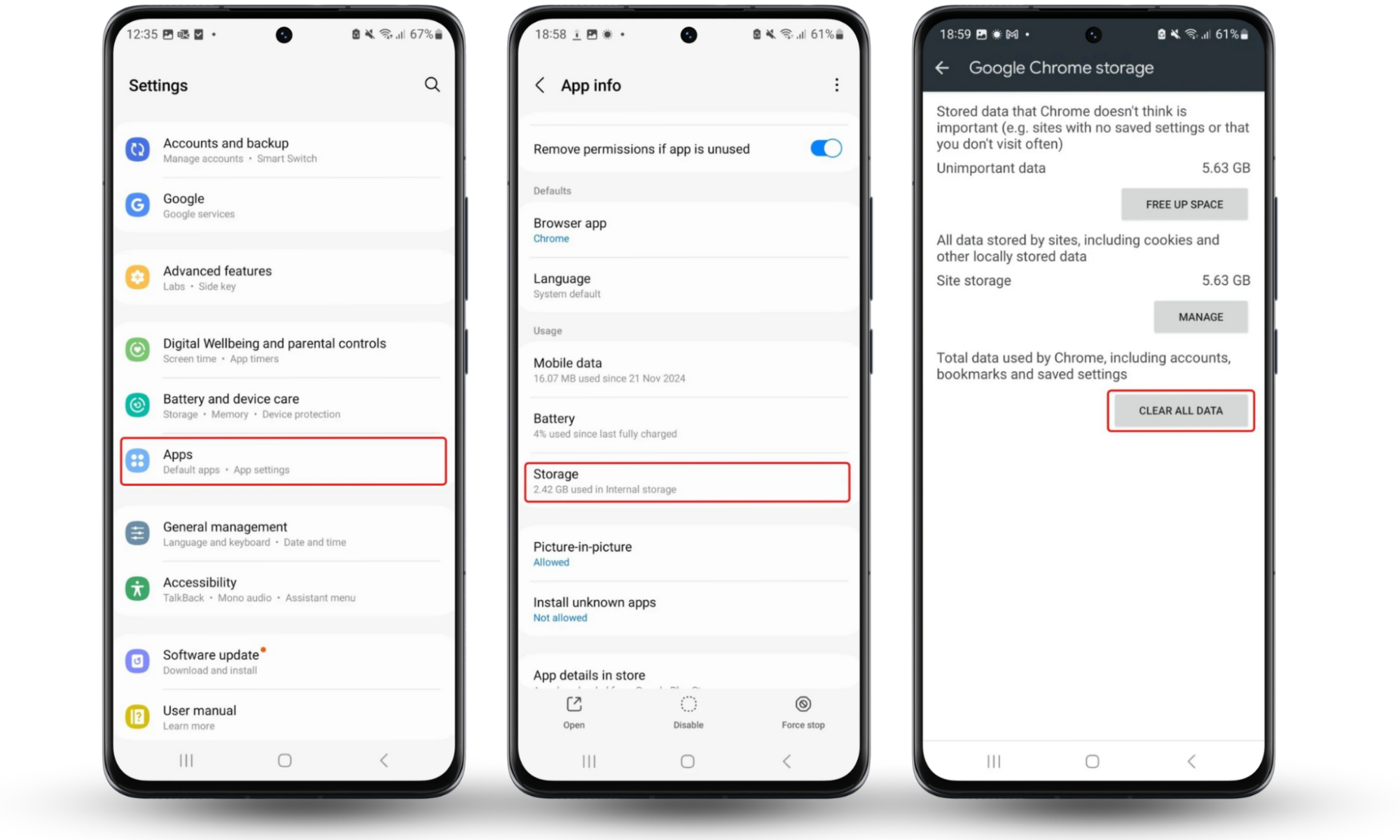 How to factory reset Chrome on an Android phone. If you've had trouble with a virus or spyware and need to remove malware from Android, you may want to reset your browser as well. How to factory reset Chrome on an Android phone. If you've had trouble with a virus or spyware and need to remove malware from Android, you may want to reset your browser as well.
