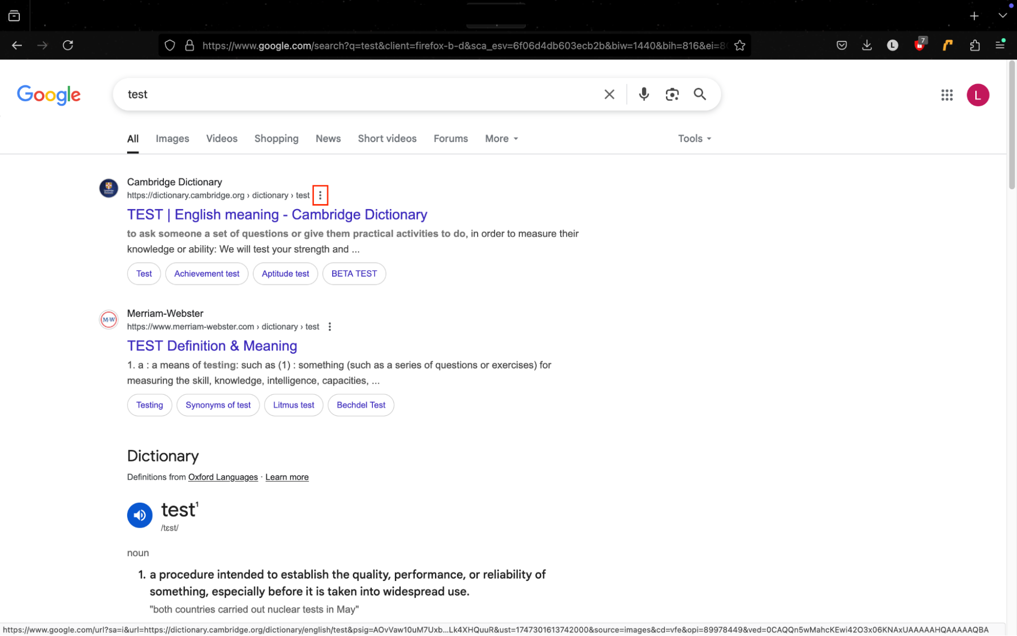 A Google search results page, with the three dots next to a result highlighted. When you want to remove personal information from Google, you can report the result. A Google search results page, with the three dots next to a result highlighted. When you want to remove personal information from Google, you can report the result.
