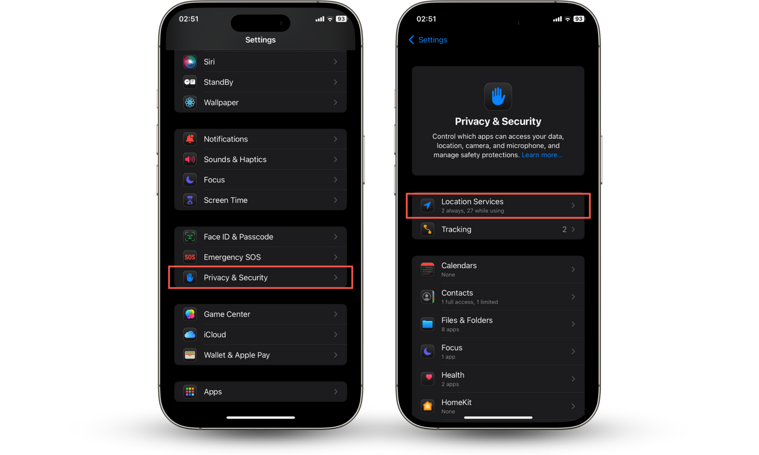 These iOS screenshots show how to access the Location Services screen via Settings so that you can disable location on Instagram. These iOS screenshots show how to access the Location Services screen via Settings so that you can disable location on Instagram.