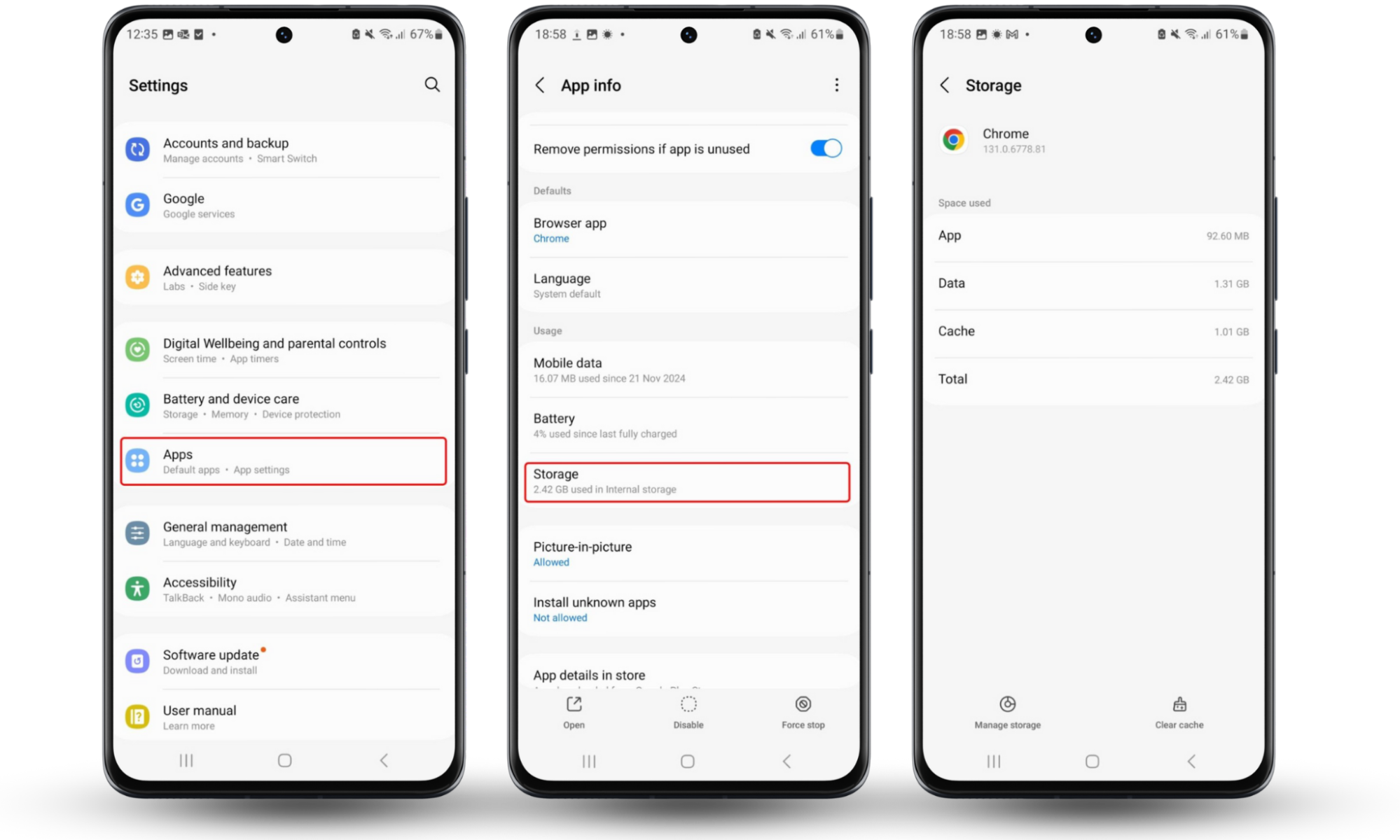 The steps needed to clear cache on an Android phone. To remove hackers from phone apps, clear your cache. The steps needed to clear cache on an Android phone. To remove hackers from phone apps, clear your cache.